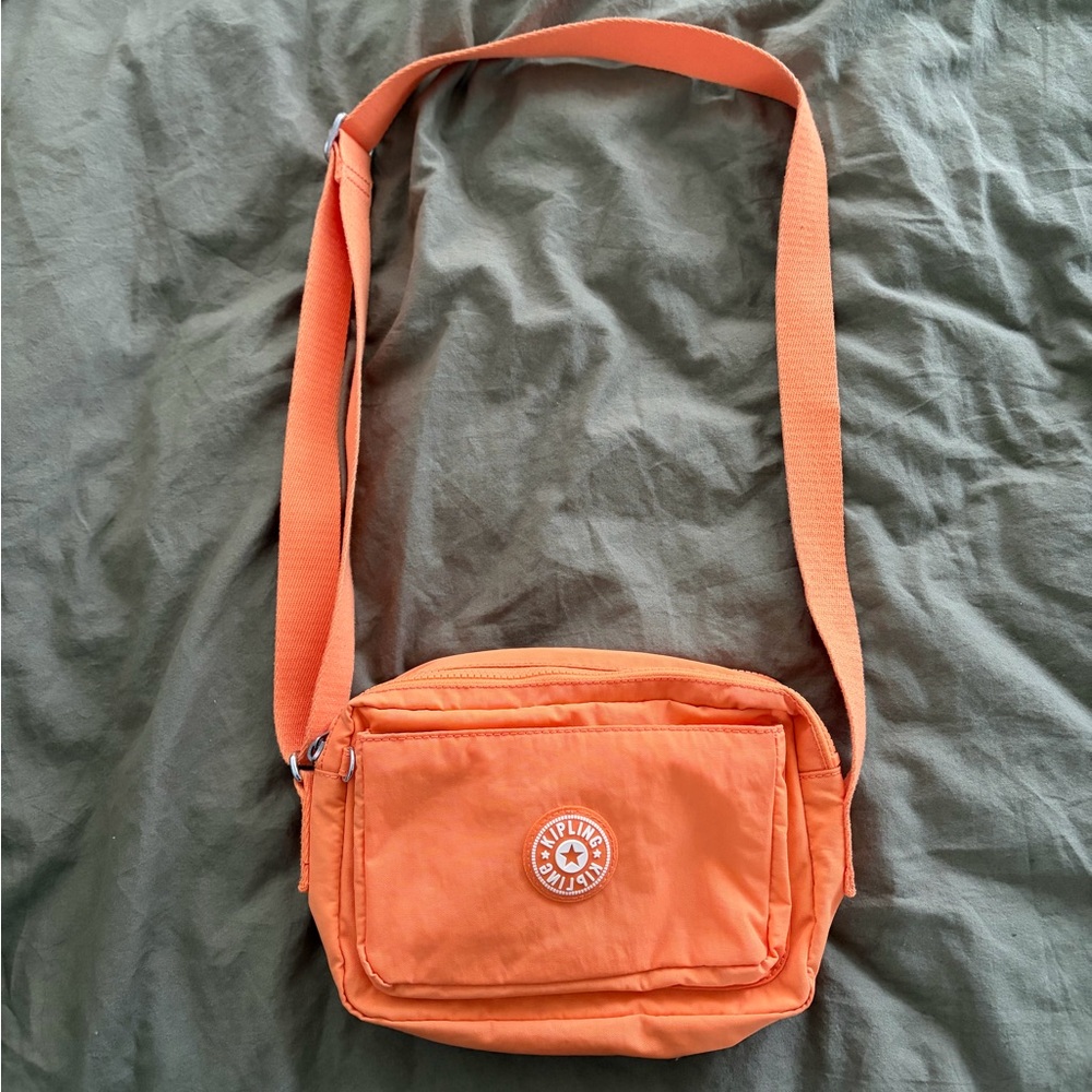 Kipling Vibrant Orange Belt Bag